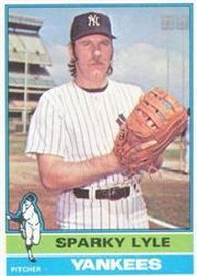 1976 Topps Baseball Cards      545     Sparky Lyle